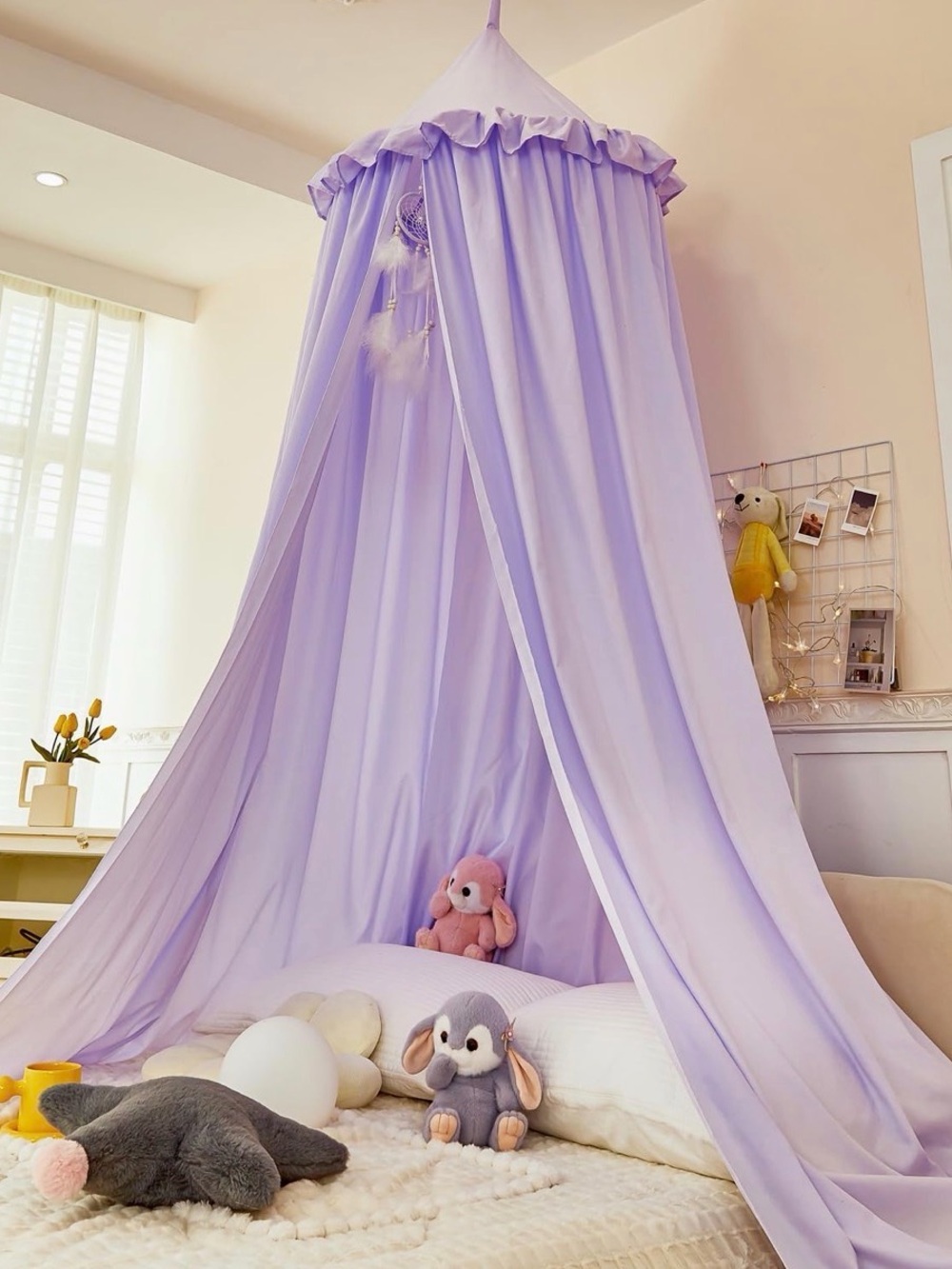 Lavender Purple Bed Canopy